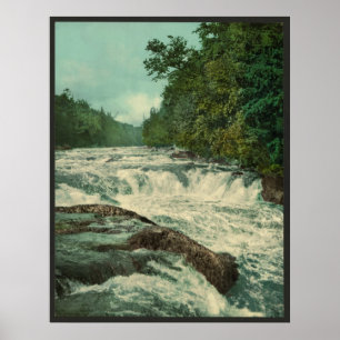 Raquette Falls on the Raquette River Poster