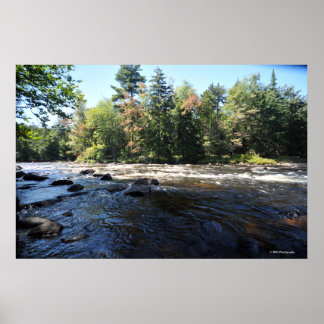 Raquette river in the Adirondack. print 08 258