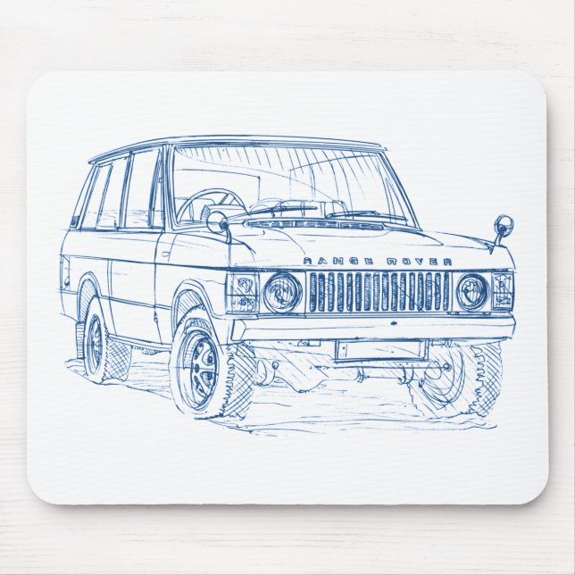 RaR gen1 1970+ Mouse Mat (Front)