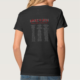 rare16, black, vneck T-Shirt