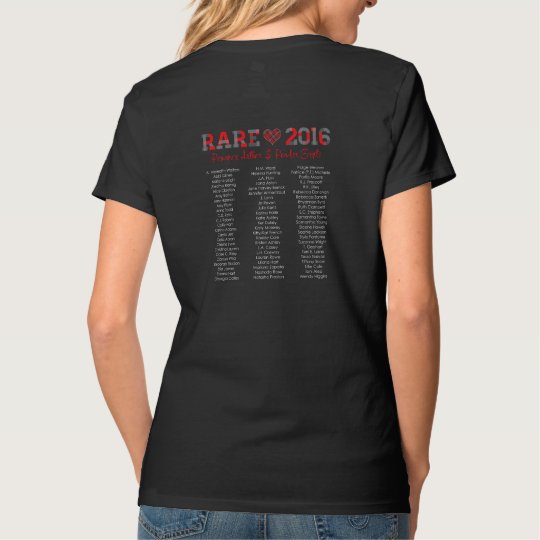 rare16, black, vneck T-Shirt
