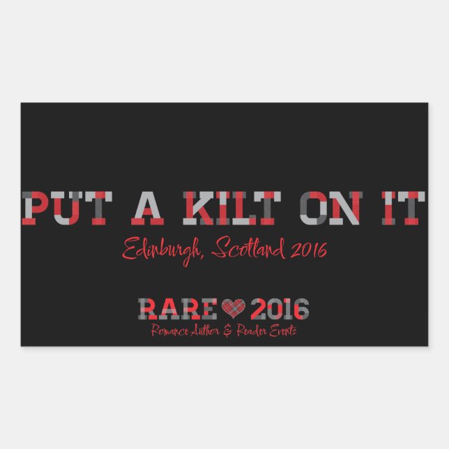 RARE16 Kilt Sticker (Front)