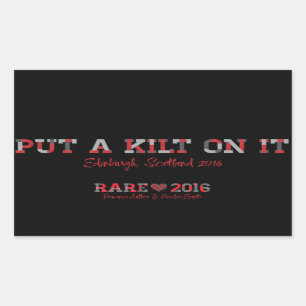 RARE16 Kilt Sticker