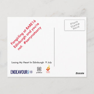 RARE16 Postcard kilt