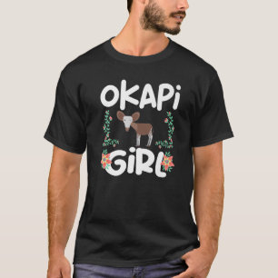 Rare Animals Forest Zebra Giraffe   Okapi Animal T-Shirt