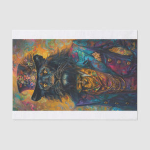 Rare Black Lion1 Tissue Paper