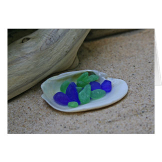 Rare Blue And Green Seaglass