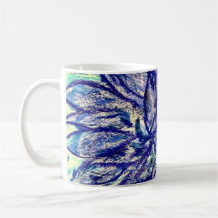 Rare Blue Dahlia Coffee Mug