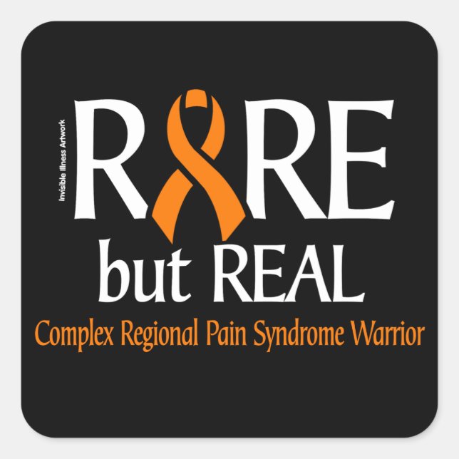 RARE but REAL...CRPS Square Sticker (Front)