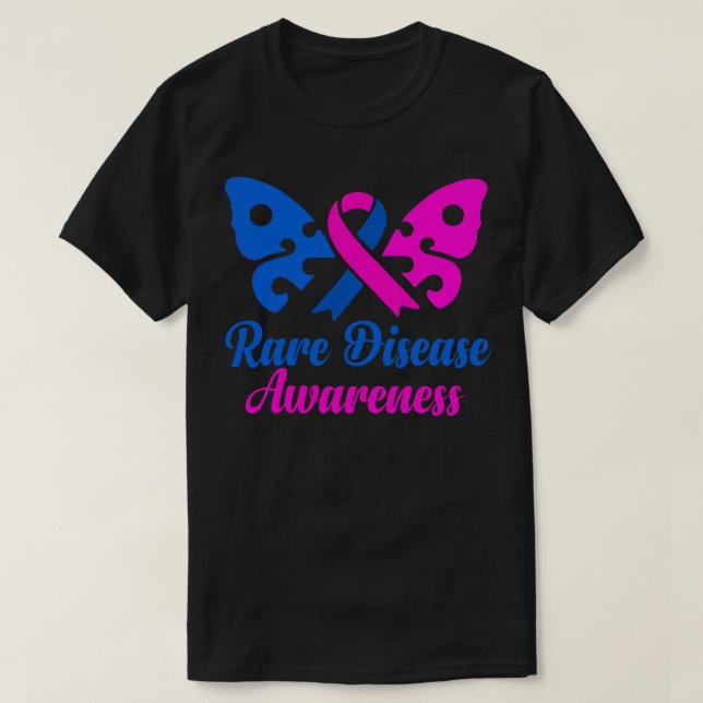 Rare Disease Awareness Day 2024 Rare Disease Day 2 T-Shirt (Design Front)