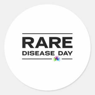 Rare Disease Awareness Shirt - Rare Disease Day 20 Classic Round Sticker