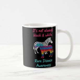 Rare Disease Awareness Zebra Its Not Black White Coffee Mug