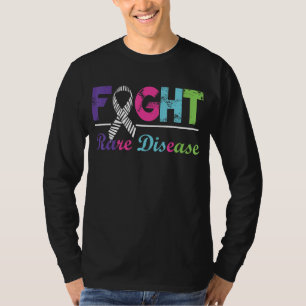 Rare Disease Awareness Zebra Ribbon Fight Rare Dis T-Shirt