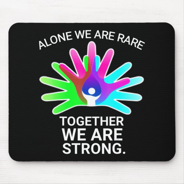 Rare Disease Day 2022 - Rare Disease Awareness T-S Mouse Mat (Front)
