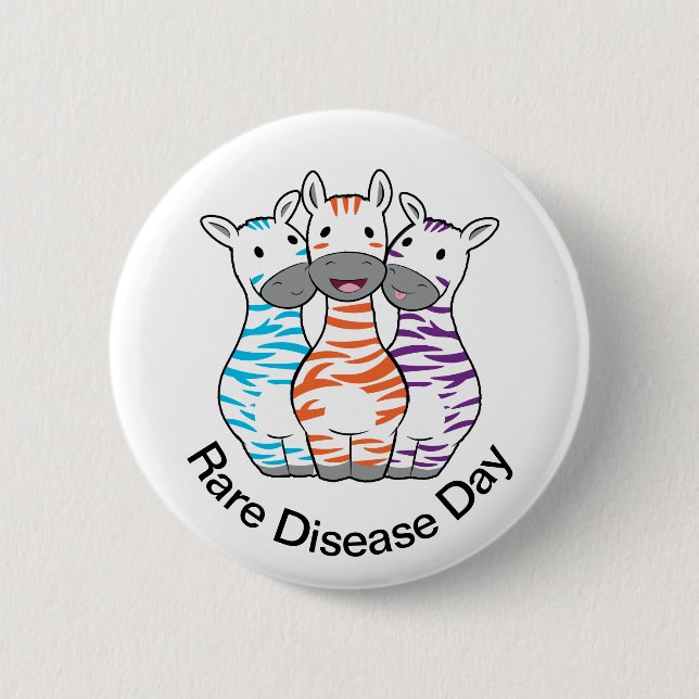 Rare Disease Day Button (Front)