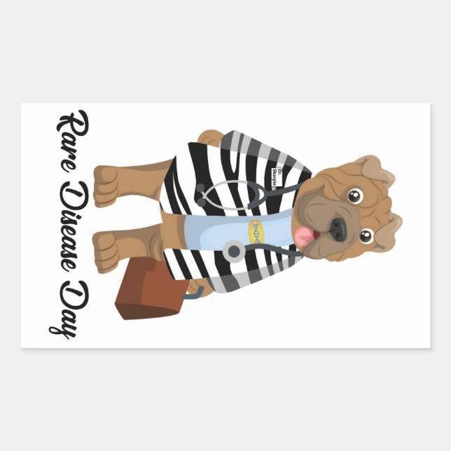 Rare Disease Day Dr. Sharpie Sticker (Front)