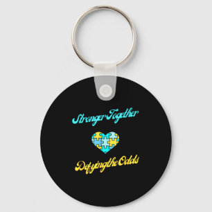 Rare Disease Day Stronger Together Defying The Odd Key Ring