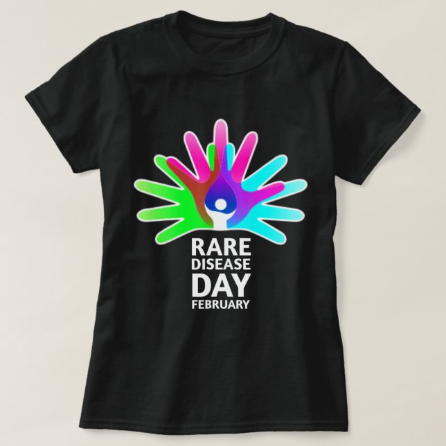 Rare Diseases Day 2022 - Rare Disease Awareness T- T-Shirt (Design Front)