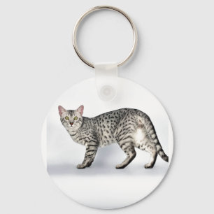 Rare Egyptian Mau Cat Key Ring