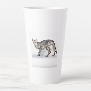 Rare Egyptian Mau Cat Latte Mug