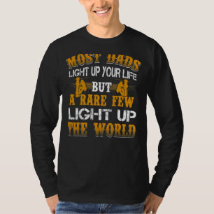 Rare Few Dad Light Up The World For Men Father Day T-Shirt