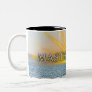 Rare Find Nectar Cool Calm Collected Mastered Mind Two-Tone Coffee Mug