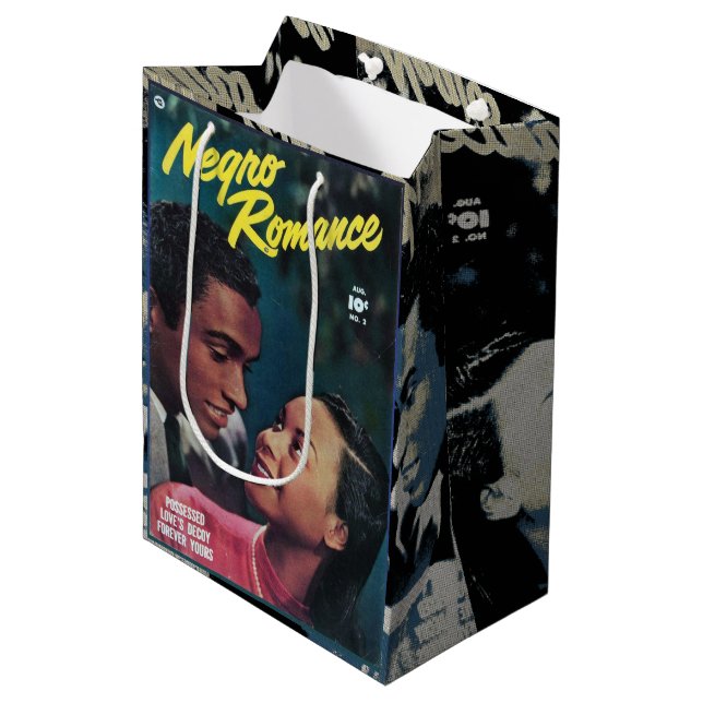 Rare Golden Age Romance Comic Medium Gift Bag (Front Angled)