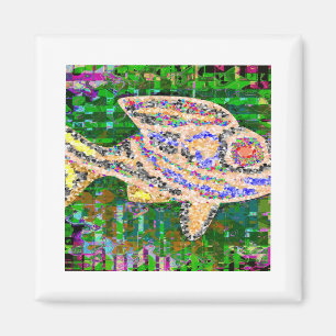 Rare Golden Fish - Fantasy Imaginations Magnet