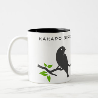 Rare Kakapo bird Two-Tone Coffee Mug