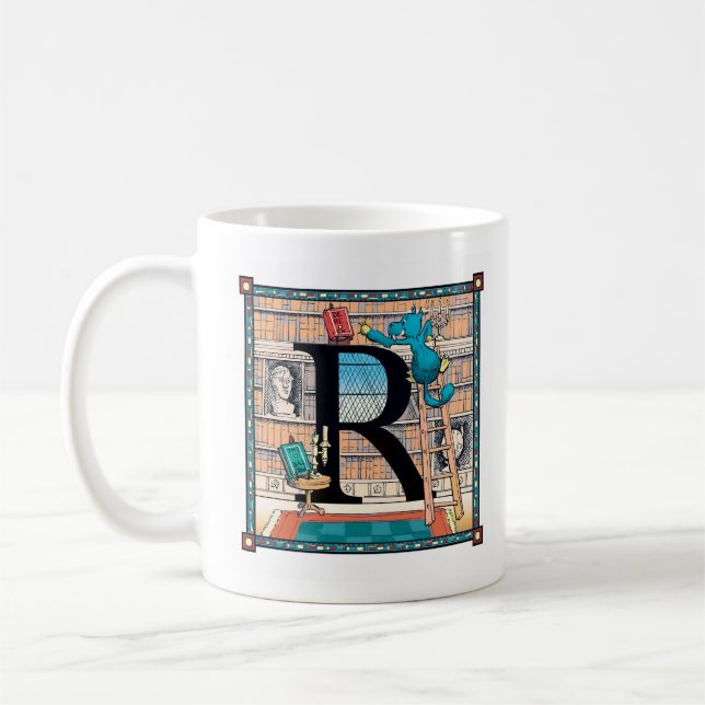 Rare Letterblock Mug - with the Letter "R" (Left)