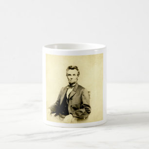 RARE President Abraham Lincoln STEREOVIEW VINTAGE Coffee Mug