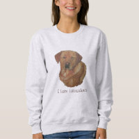 rare red labrador retreiver dog fun slogan