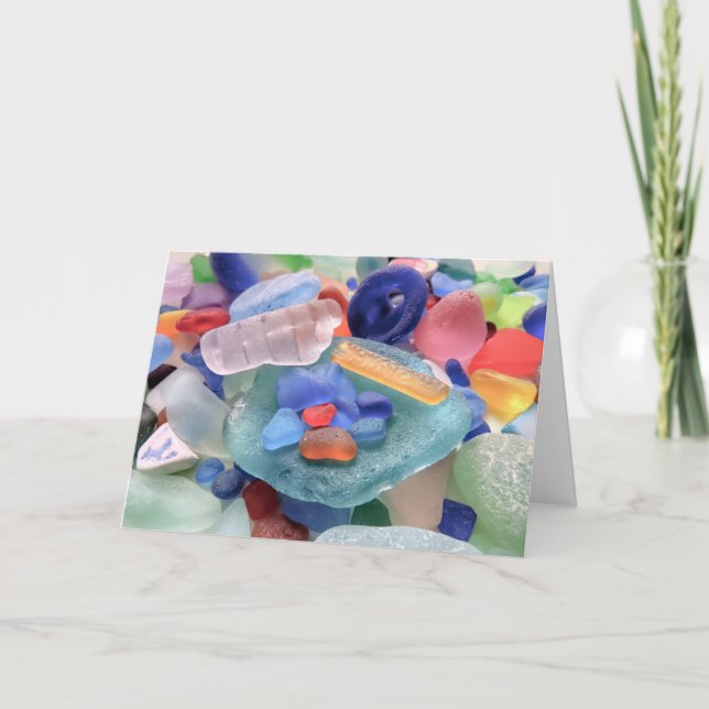 Rare Sea glass trinkets Card (Front)