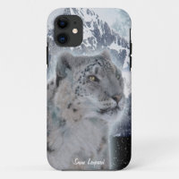 Rare Snow Leopard Big Cat Wildlife iPhone 5 Case