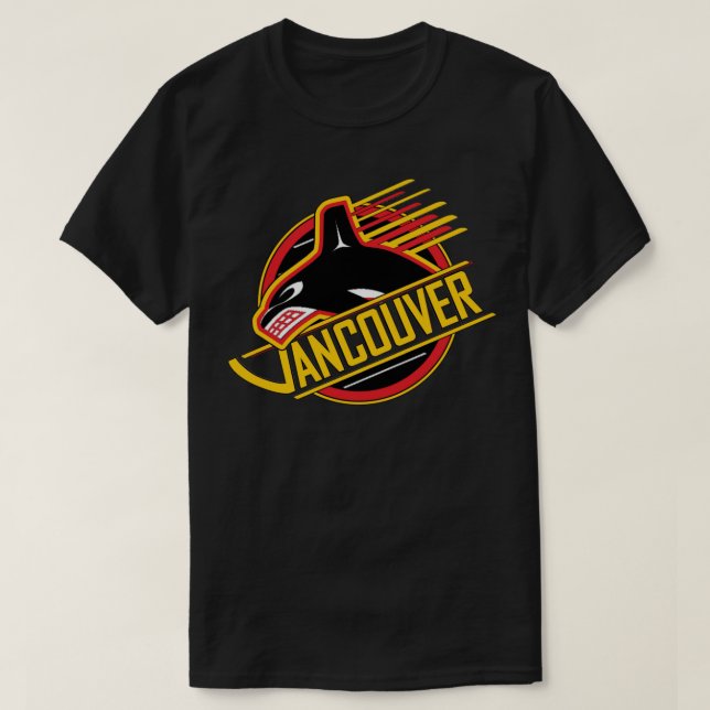 RARE Vancouver Hockey - Retro Canucks Classic T-Sh T-Shirt (Design Front)