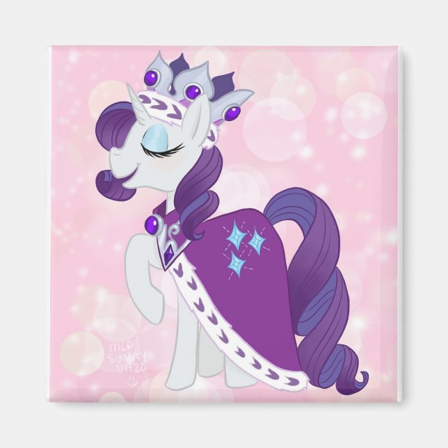 Rarity Princess Platinum Magnet (Front)