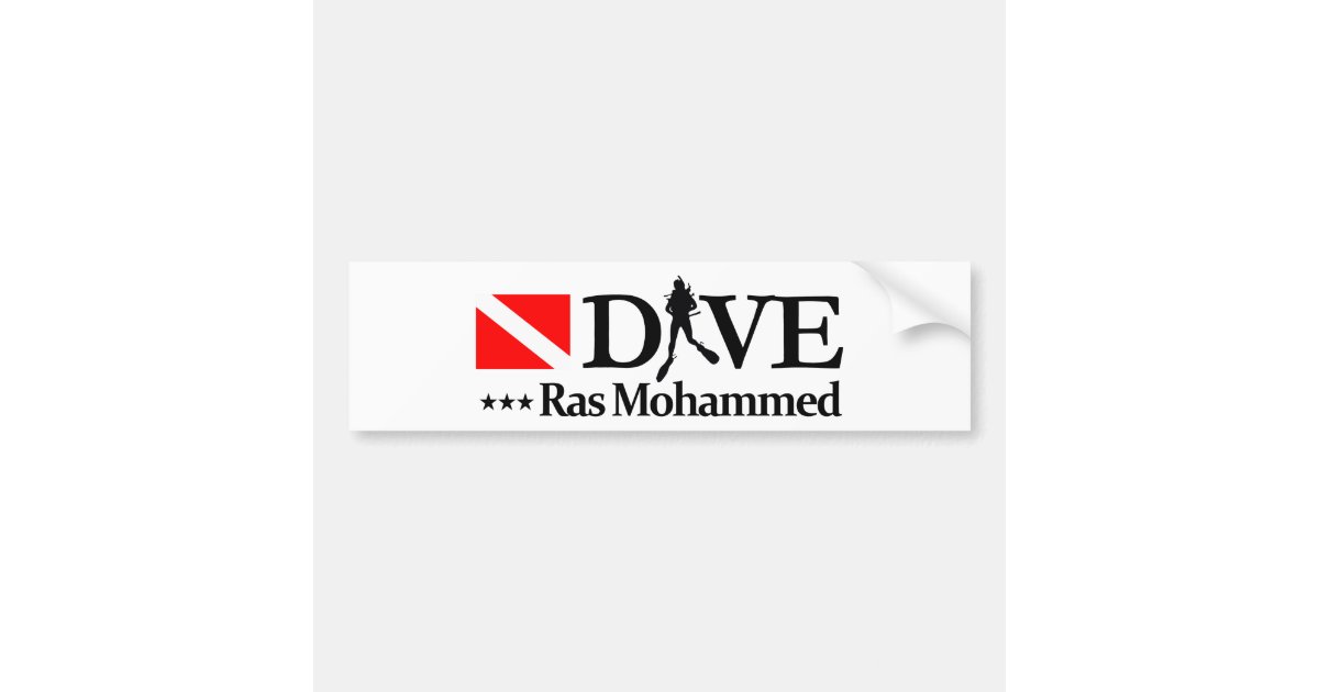 Ras Mohammed DV4 Bumper Sticker | Zazzle