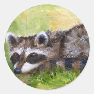 Rascal aceo Racoon Sticker
