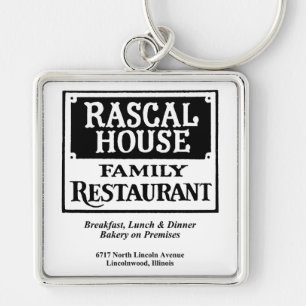 Rascal House Family Restaurant, Lincolnwood, IL Key Ring