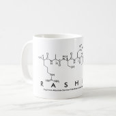Rashida peptide name mug (Front Left)