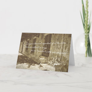 RASKIN ANTIQUES Greeting Card