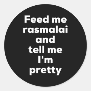 Rasmalai Ras Malai Paneer Indian Food India Classic Round Sticker