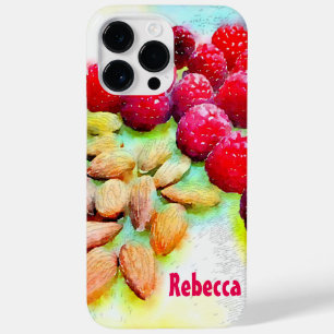 Raspberries and Almonds Watercolor Case-Mate iPhone 14 Pro Max Case