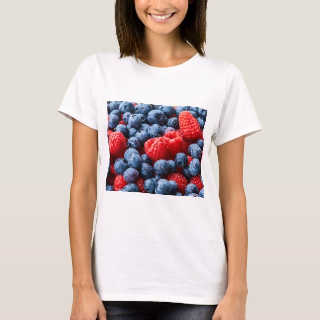 Raspberries and Blueberries T-Shirt (Front)