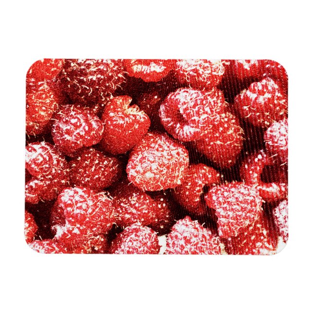 "Raspberries Fruit" Cute Photo. Buy Now Magnet (Horizontal)
