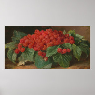 Raspberries - Lilly Martin Spencer Fine Art Poster
