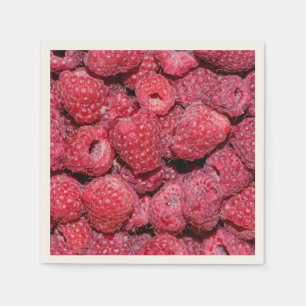 Raspberries Napkin