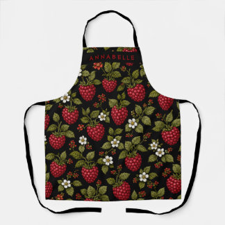 Raspberries Personalise Apron