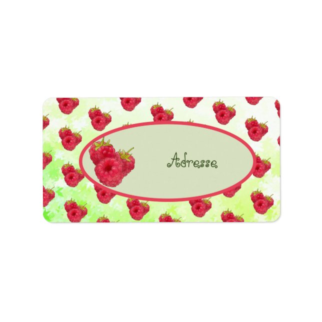 raspberry address sticker (Front)