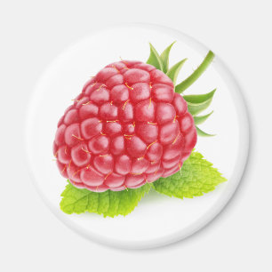 Raspberry and mint magnet